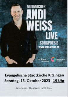 Konzert Andy Weiss